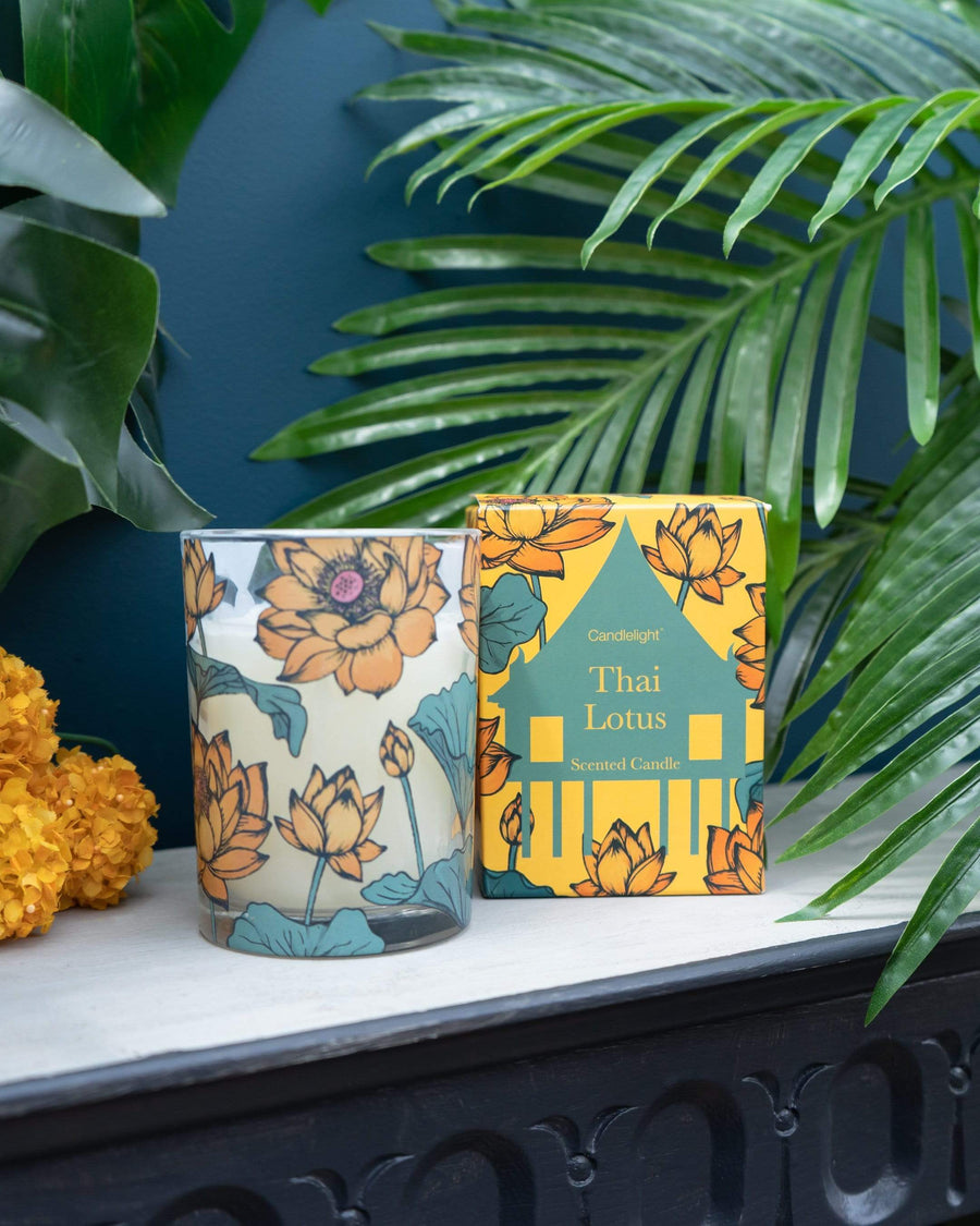 ESME Home Thailand Wax Filled Pot in Gift Box - Thai Flower Market Scent