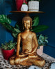Art Deco Gold Buddha Side Table